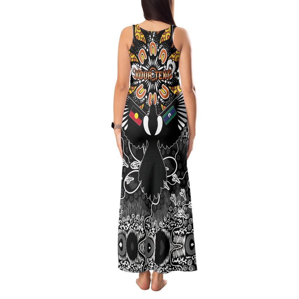 Magpies NAIDOC Week 2026 Personalised Tank Maxi Dress Australian Aboriginal Torres Strait Islander Flag
