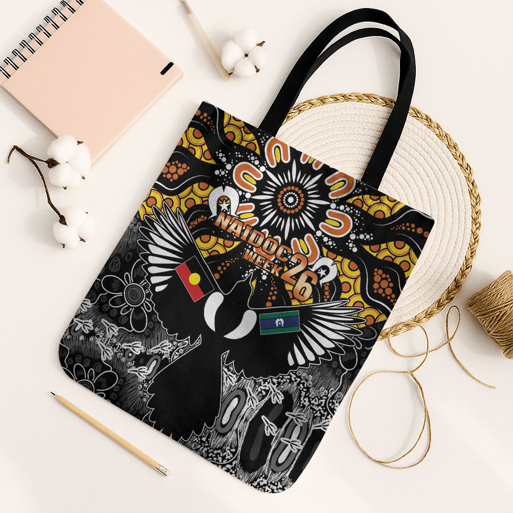 Magpies NAIDOC Week 2026 Tote Bag Australian Aboriginal Torres Strait Islander Flag