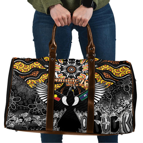 Magpies NAIDOC Week 2026 Travel Bag Australian Aboriginal Torres Strait Islander Flag