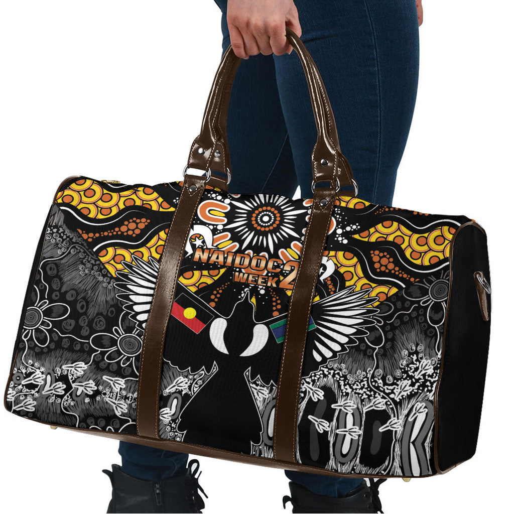 Magpies NAIDOC Week 2026 Travel Bag Australian Aboriginal Torres Strait Islander Flag