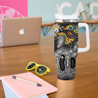 Magpies NAIDOC Week 2026 Tumbler With Handle Australian Aboriginal Torres Strait Islander Flag
