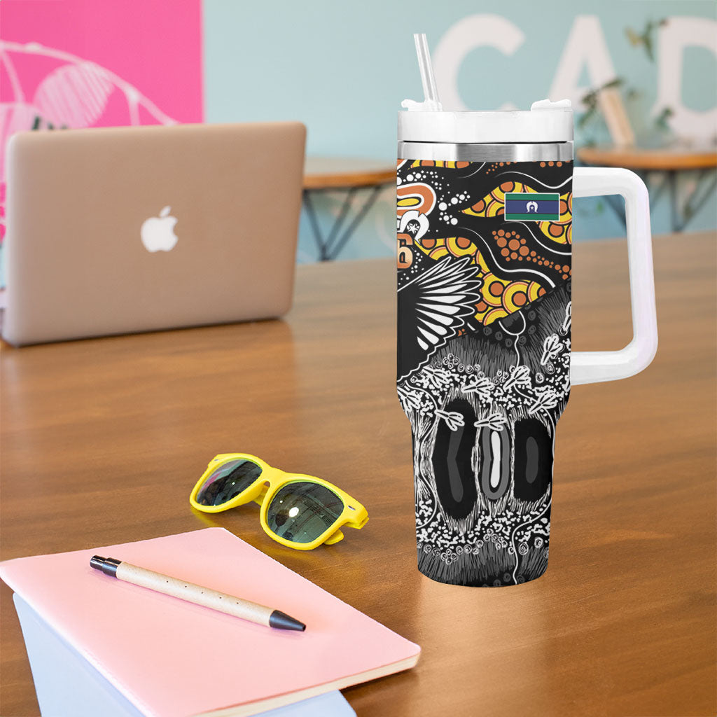 Magpies NAIDOC Week 2026 Tumbler With Handle Australian Aboriginal Torres Strait Islander Flag