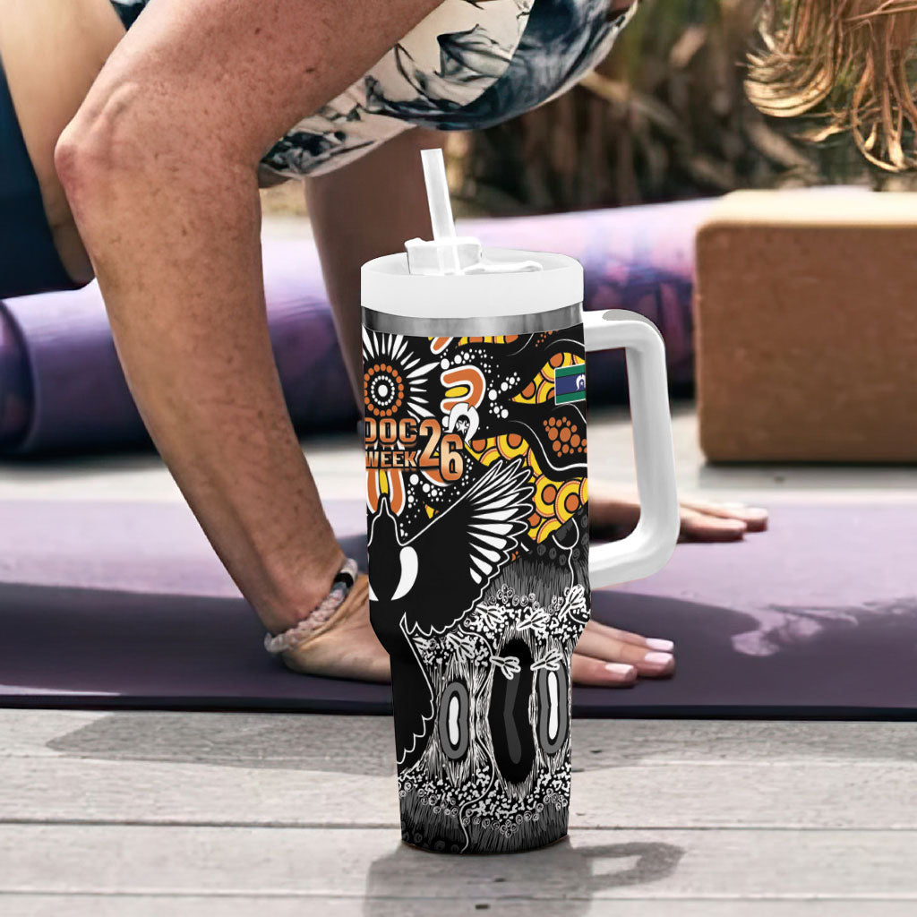 Magpies NAIDOC Week 2026 Tumbler With Handle Australian Aboriginal Torres Strait Islander Flag