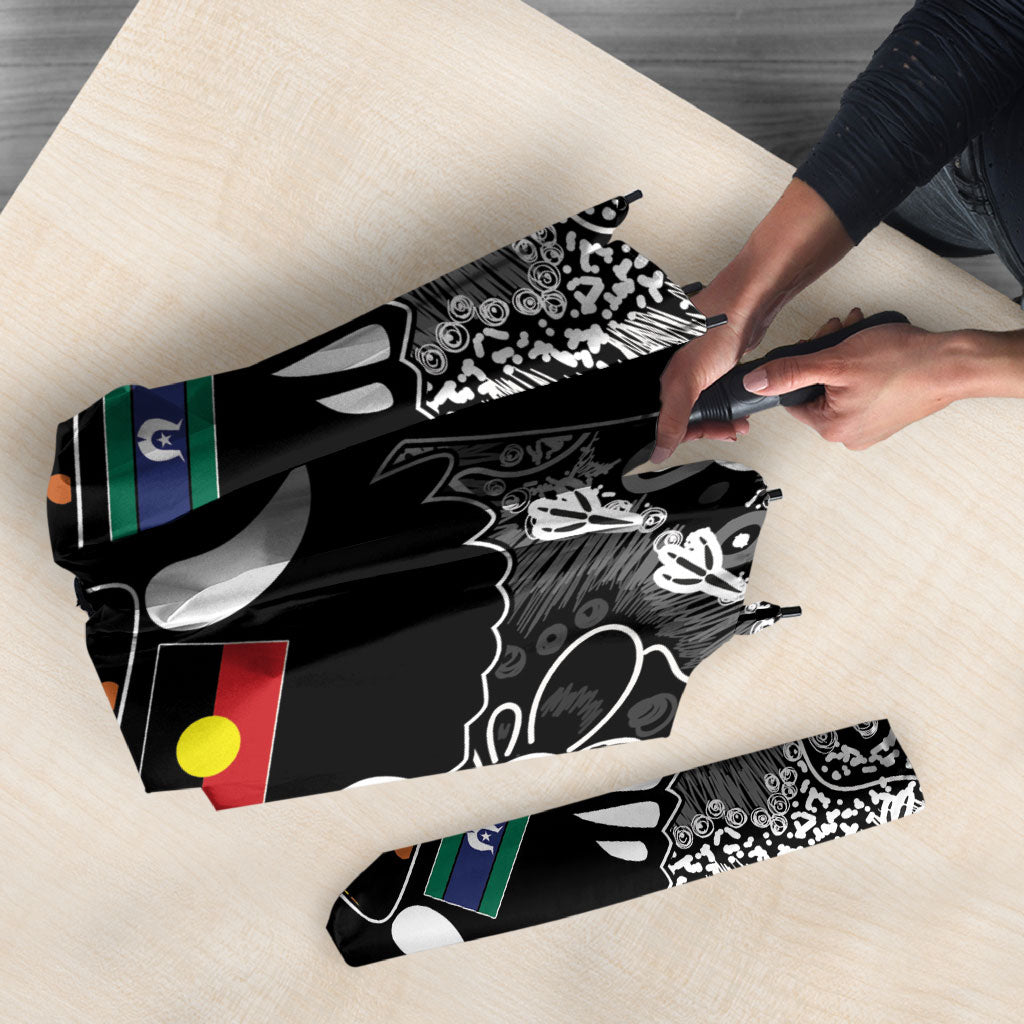 Magpies NAIDOC Week 2026 Umbrella Australian Aboriginal Torres Strait Islander Flag