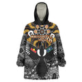 Magpies NAIDOC Week 2026 Personalised Wearable Blanket Hoodie Australian Aboriginal Torres Strait Islander Flag