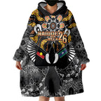 Magpies NAIDOC Week 2026 Personalised Wearable Blanket Hoodie Australian Aboriginal Torres Strait Islander Flag