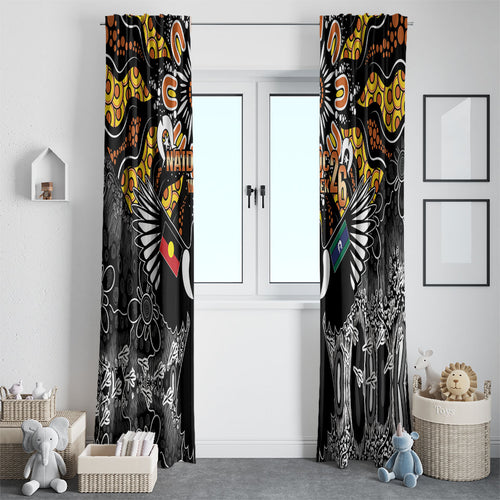 Magpies NAIDOC Week 2026 Window Curtain Australian Aboriginal Torres Strait Islander Flag