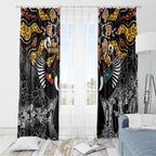 Magpies NAIDOC Week 2026 Window Curtain Australian Aboriginal Torres Strait Islander Flag