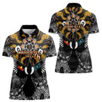 Magpies NAIDOC Week 2026 Personalised Women Polo Shirt Australian Aboriginal Torres Strait Islander Flag