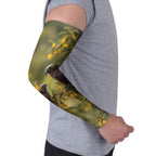 New Zealand Kaka Bird Arm Sleeves Kowhai Flower Landscape Style