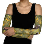 New Zealand Kaka Bird Arm Sleeves Kowhai Flower Landscape Style