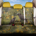 New Zealand Kaka Bird Back Car Seat Cover Kowhai Flower Landscape Style