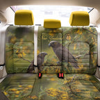 New Zealand Kaka Bird Back Car Seat Cover Kowhai Flower Landscape Style
