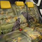 New Zealand Kaka Bird Back Car Seat Cover Kowhai Flower Landscape Style