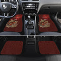 New Zealand Kaka Bird Personalised Car Mats Pohutukawa Matariki Maori Pattern