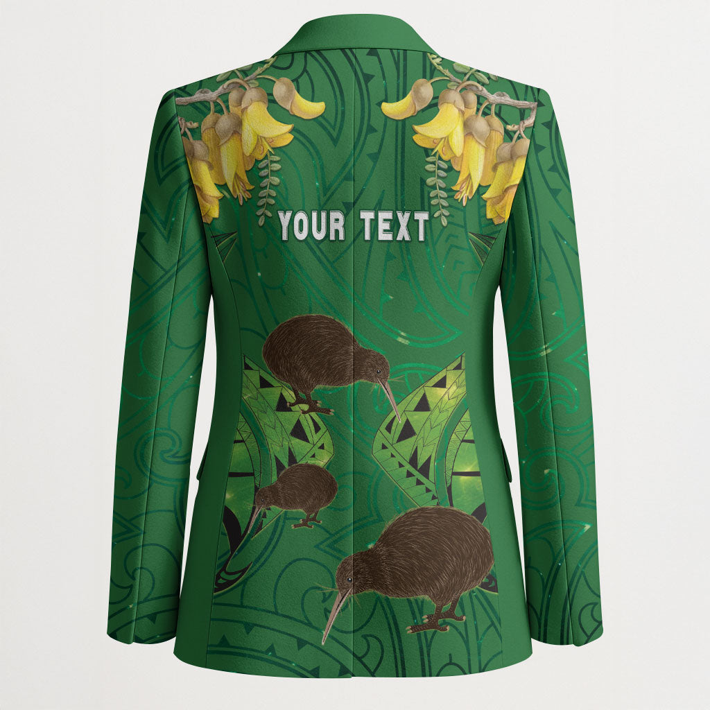 Personalised South Canterbury Anniversary Day Blazer Kiwi Kowhai Silver Fern Maori Pattern