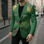 Personalised South Canterbury Anniversary Day Blazer Kiwi Kowhai Silver Fern Maori Pattern