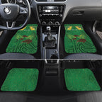 Personalised South Canterbury Anniversary Day Car Mats Kiwi Kowhai Silver Fern Maori Pattern