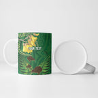 Personalised South Canterbury Anniversary Day Ceramic Mug Kiwi Kowhai Silver Fern Maori Pattern
