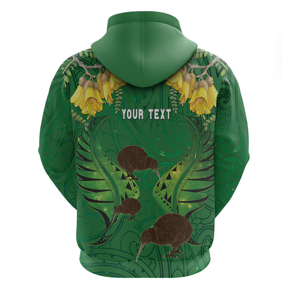 Personalised South Canterbury Anniversary Day Hoodie Kiwi Kowhai Silver Fern Maori Pattern
