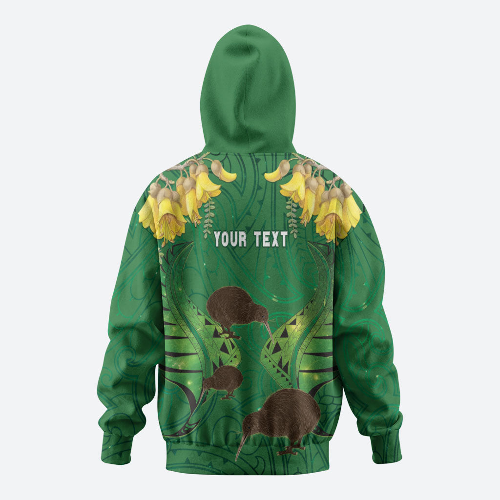 Personalised South Canterbury Anniversary Day Hoodie Kiwi Kowhai Silver Fern Maori Pattern