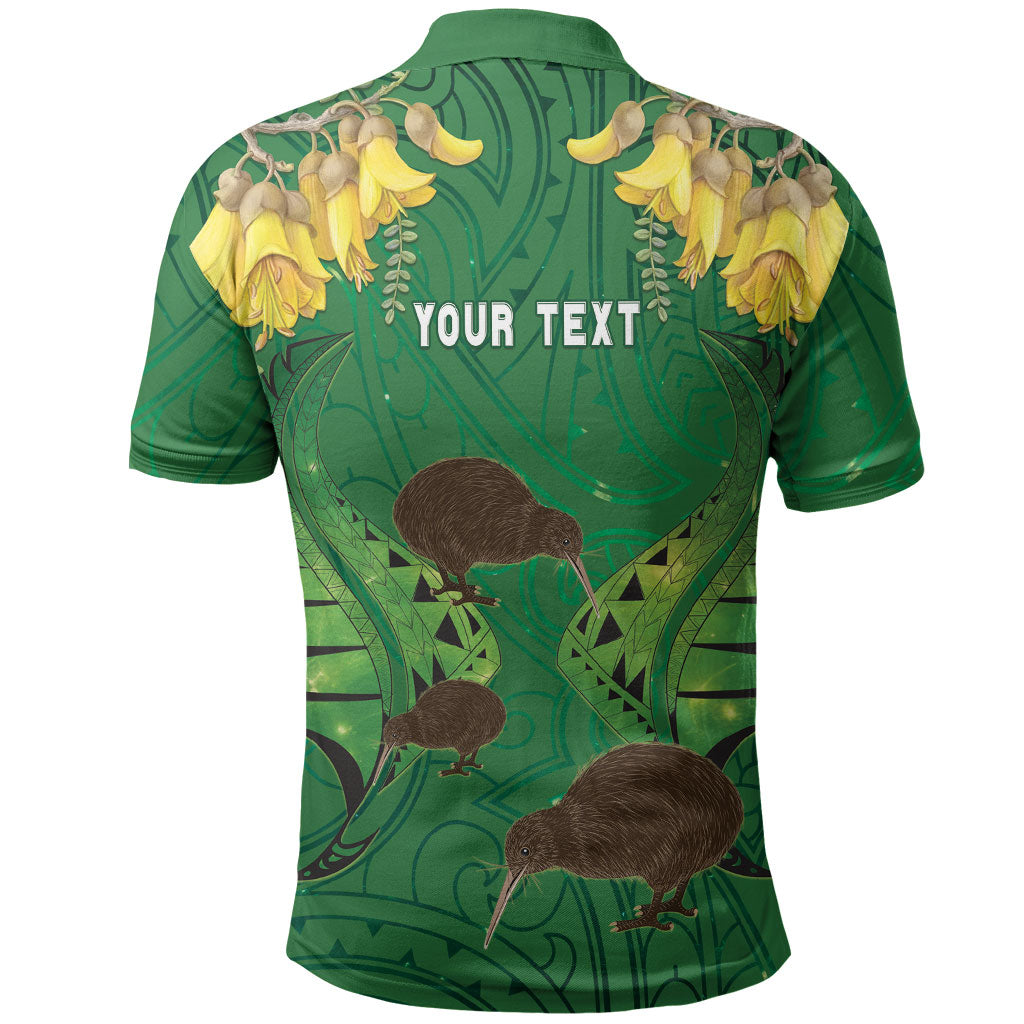 Personalised South Canterbury Anniversary Day Polo Shirt Kiwi Kowhai Silver Fern Maori Pattern
