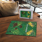 South Canterbury Anniversary Day Puzzle Kiwi Kowhai Silver Fern Maori Pattern