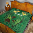 South Canterbury Anniversary Day Quilt Kiwi Kowhai Silver Fern Maori Pattern