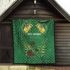 South Canterbury Anniversary Day Quilt Kiwi Kowhai Silver Fern Maori Pattern