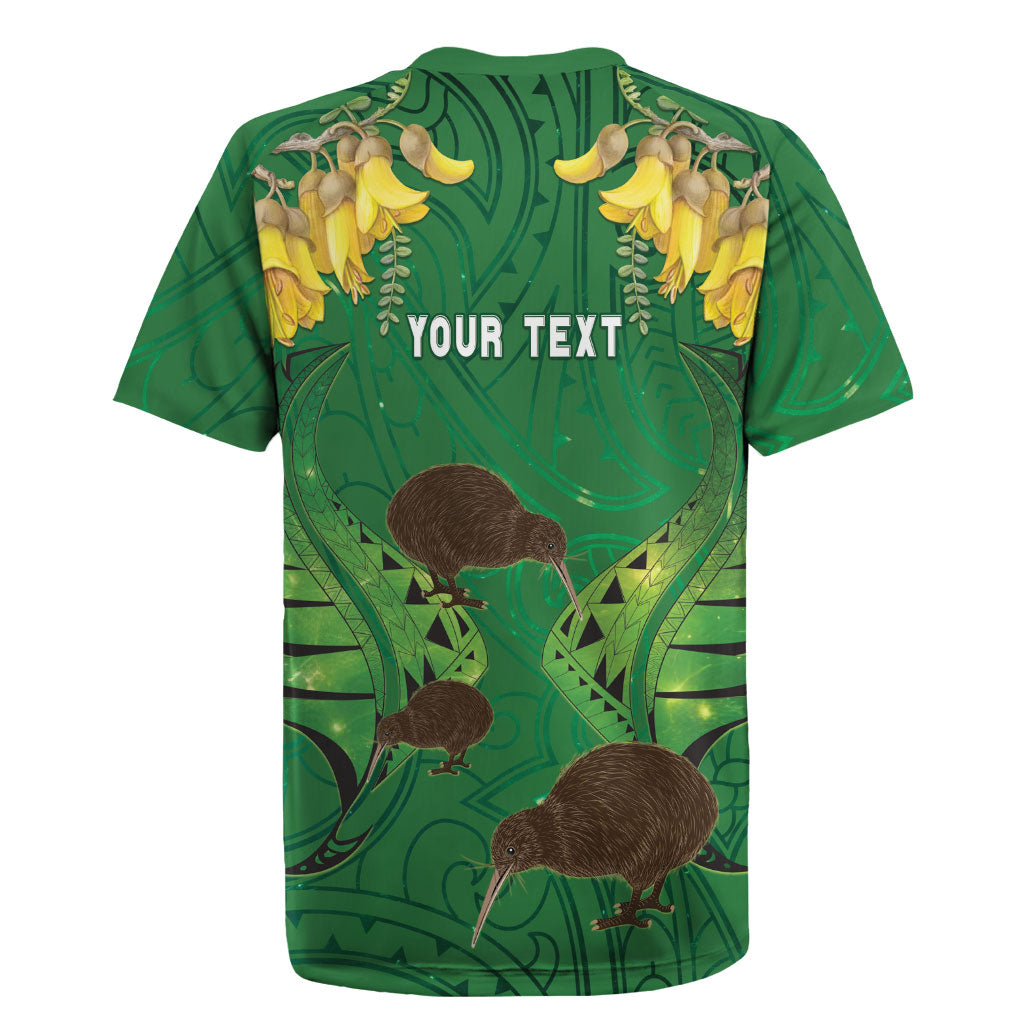Personalised South Canterbury Anniversary Day Rugby Jersey Kiwi Kowhai Silver Fern Maori Pattern