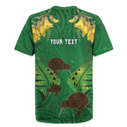 Personalised South Canterbury Anniversary Day Rugby Jersey Kiwi Kowhai Silver Fern Maori Pattern