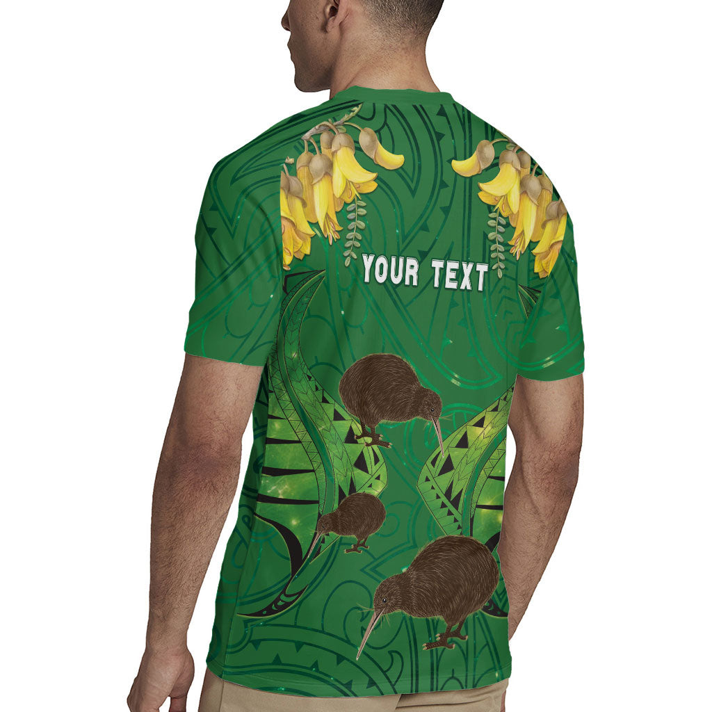 Personalised South Canterbury Anniversary Day Rugby Jersey Kiwi Kowhai Silver Fern Maori Pattern