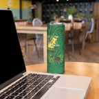 Personalised South Canterbury Anniversary Day Skinny Tumbler Kiwi Kowhai Silver Fern Maori Pattern