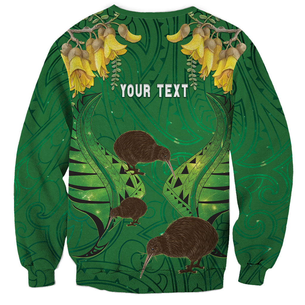 Personalised South Canterbury Anniversary Day Sweatshirt Kiwi Kowhai Silver Fern Maori Pattern