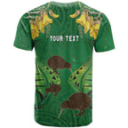 Personalised South Canterbury Anniversary Day T Shirt Kiwi Kowhai Silver Fern Maori Pattern