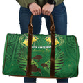 South Canterbury Anniversary Day Travel Bag Kiwi Kowhai Silver Fern Maori Pattern