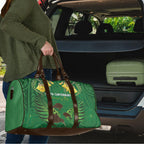 South Canterbury Anniversary Day Travel Bag Kiwi Kowhai Silver Fern Maori Pattern