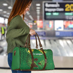 South Canterbury Anniversary Day Travel Bag Kiwi Kowhai Silver Fern Maori Pattern