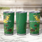 Personalised South Canterbury Anniversary Day Tumbler Cup Kiwi Kowhai Silver Fern Maori Pattern