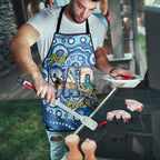 Australia Father's Day Apron Aussie Fishing Best Dad Ever Aboriginal Pattern