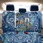 Australia Father's Day Back Car Seat Cover Aussie Fishing Best Dad Ever Aboriginal Pattern