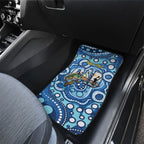 Personalised Australia Father's Day Car Mats Aussie Fishing Best Dad Ever Aboriginal Pattern