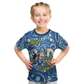 Personalised Australia Father's Day Kid T Shirt Aussie Fishing Best Dad Ever Aboriginal Pattern