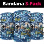 Australia Father's Day Neck Gaiter Aussie Fishing Best Dad Ever Aboriginal Pattern