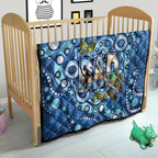 Australia Father's Day Quilt Aussie Fishing Best Dad Ever Aboriginal Pattern