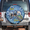 Australia Father's Day Spare Tire Cover Aussie Fishing Best Dad Ever Aboriginal Pattern