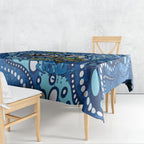 Australia Father's Day Tablecloth Aussie Fishing Best Dad Ever Aboriginal Pattern