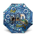 Australia Father's Day Umbrella Aussie Fishing Best Dad Ever Aboriginal Pattern