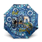 Australia Father's Day Umbrella Aussie Fishing Best Dad Ever Aboriginal Pattern