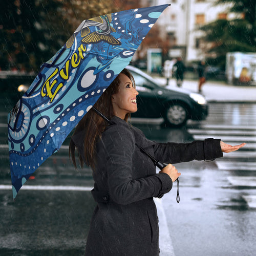 Australia Father's Day Umbrella Aussie Fishing Best Dad Ever Aboriginal Pattern